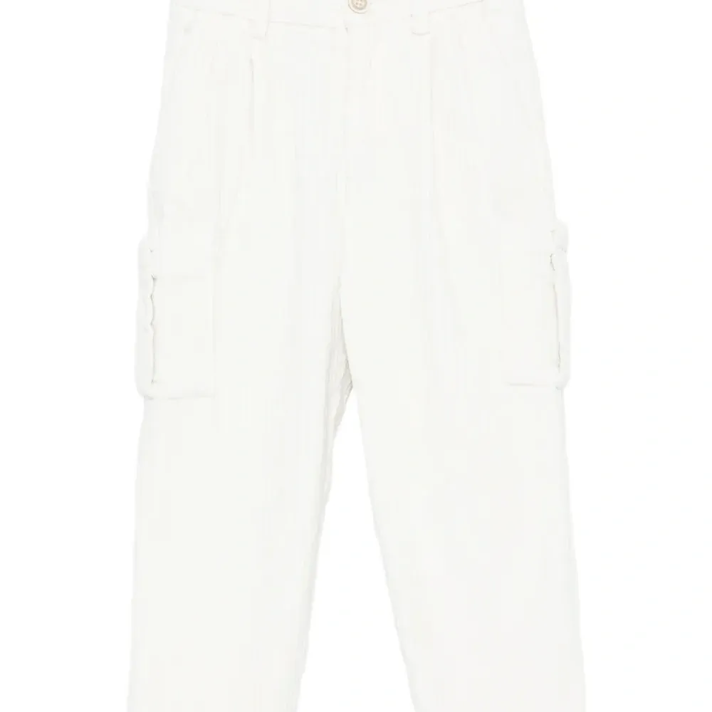 Карго-брюки с защипами