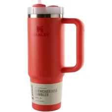 Стакан-термос с соломинкой и ручкой