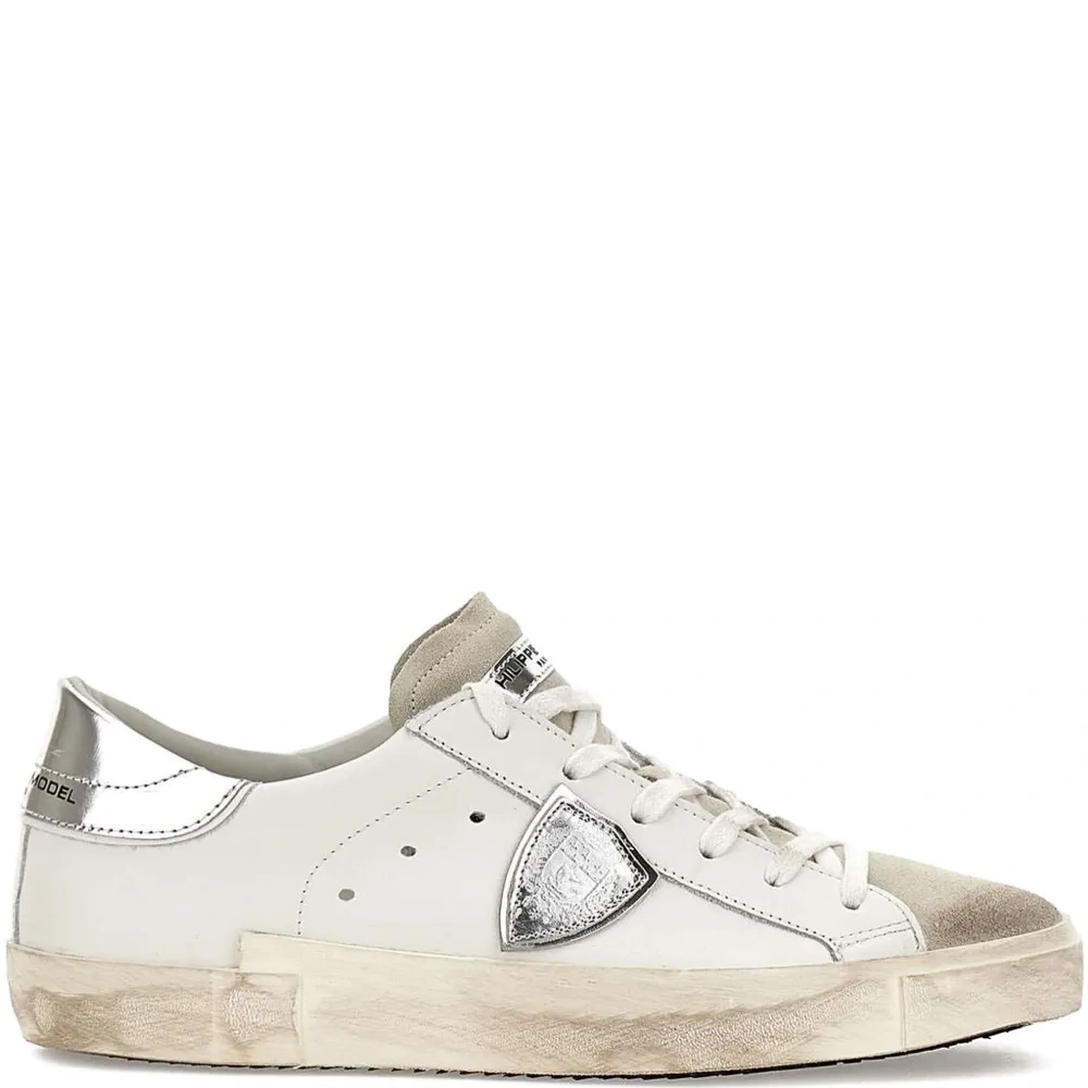 Кроссовки с замшевыми вставками