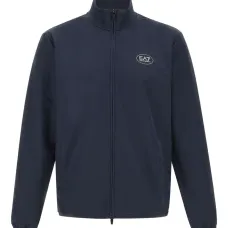 Толстовка на молнии с принтом-логотипом