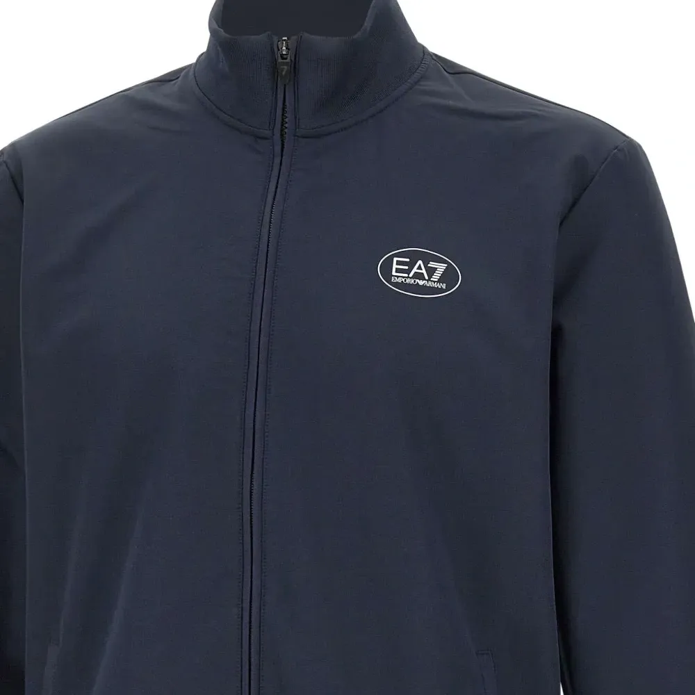 Толстовка на молнии с принтом-логотипом