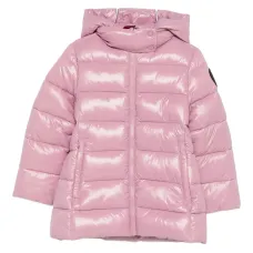 Стёганое пальто с капюшоном