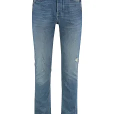 Джинсы с эффектом потертости