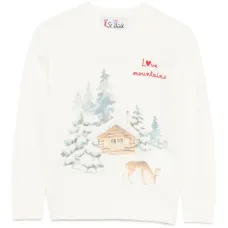 Свитер с графическим принтом