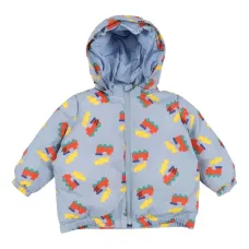 Куртка с принтом по всей поверхности