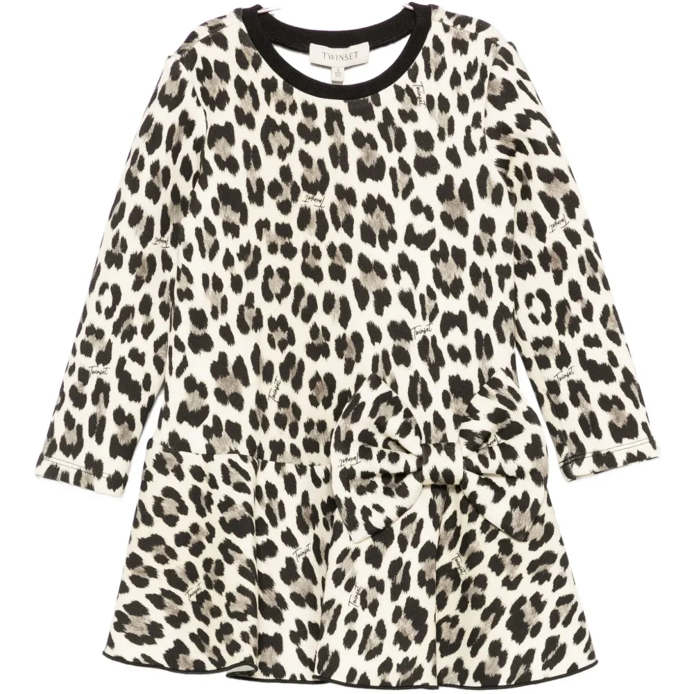 Платье с леопардовым принтом