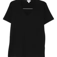 Футболка с короткими рукавами и V-образным вырезом