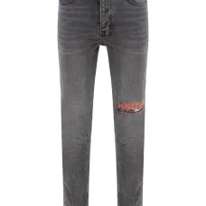 Джинсы с эффектом потертости Джинсы с эффектом потертости