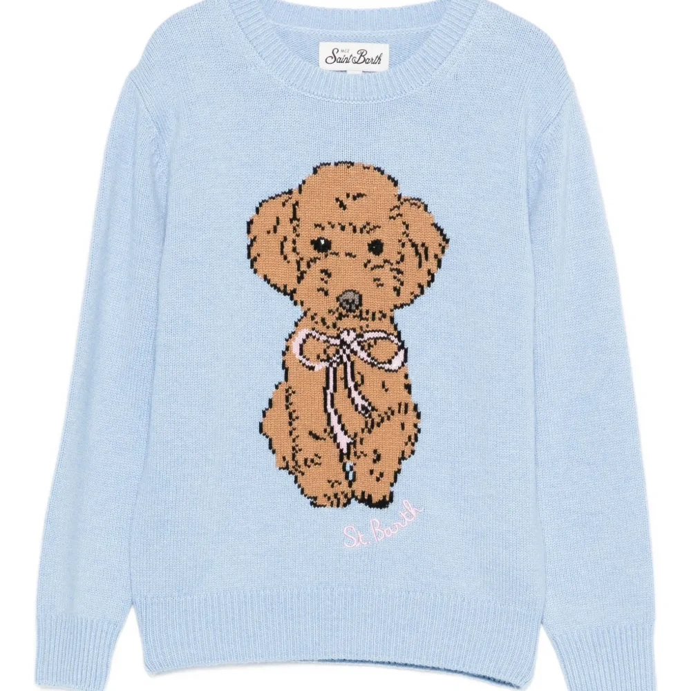 Свитер с изображением собаки