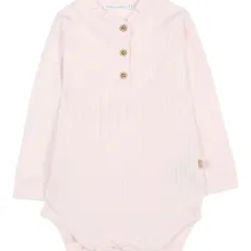 Трико в рубчик с оборчатым воротником Трико в рубчик с оборчатым воротником