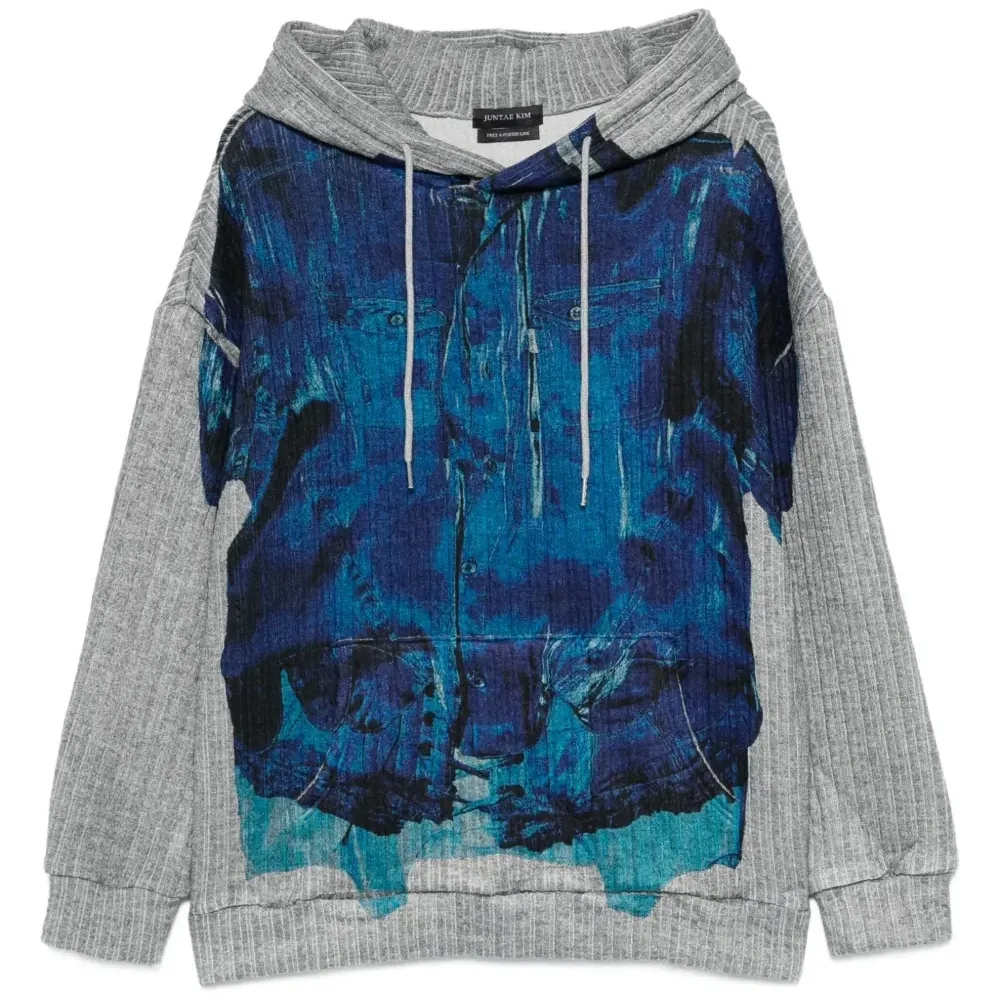 Худи с эффектом тромплей