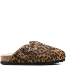 Мюли Yena Fae с леопардовым принтом