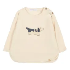 Футболка с принтом таксы Футболка с принтом таксы