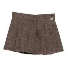 Плиссированная мини-юбка