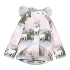 Куртка с капюшоном и принтом "лошадь"