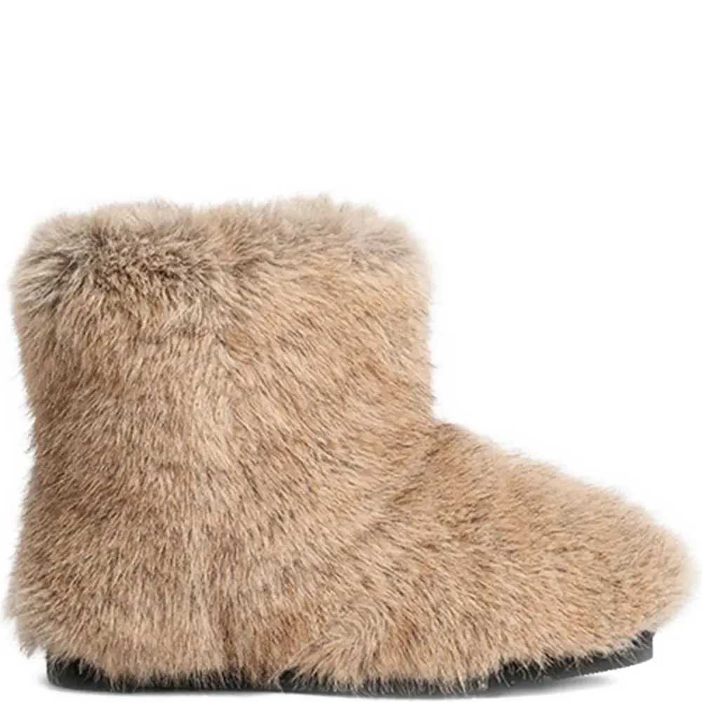 Ботинки до щиколотки из искусственного меха Zoe