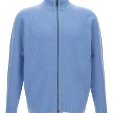 Свитер с высоким воротником на молнии