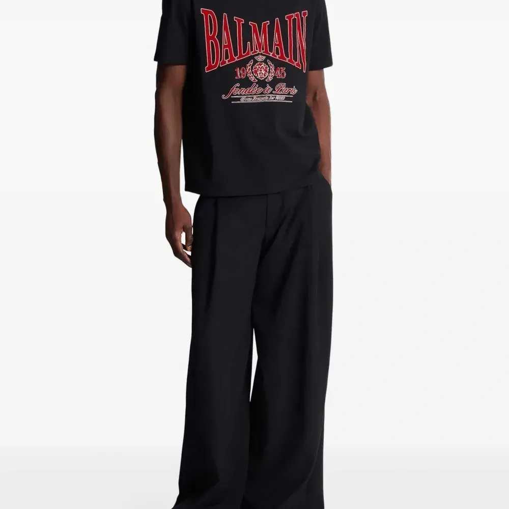 Футболка с круглым вырезом и принтом логотипа