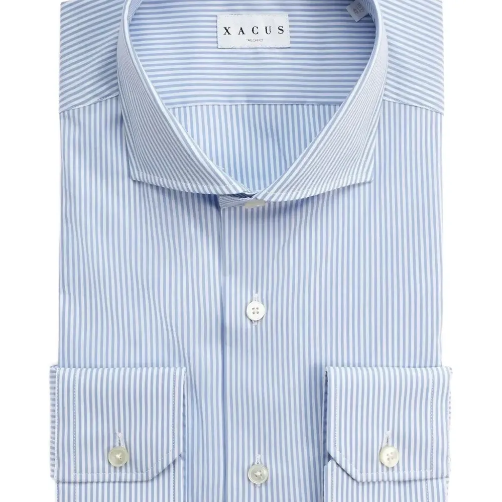 Рубашка в полоску на пуговицах