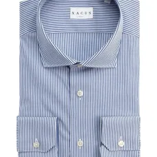 Рубашка в полоску на пуговицах