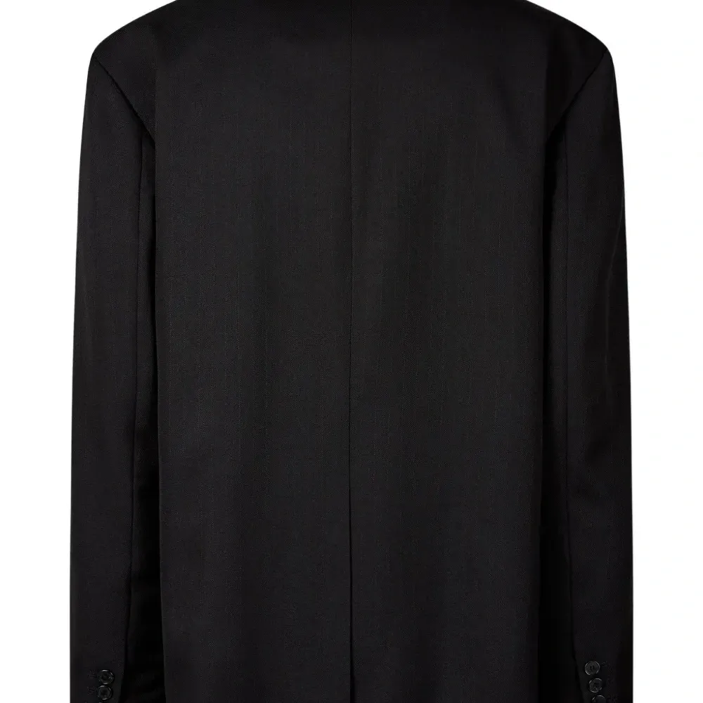 Полосатый однобортный пиджак