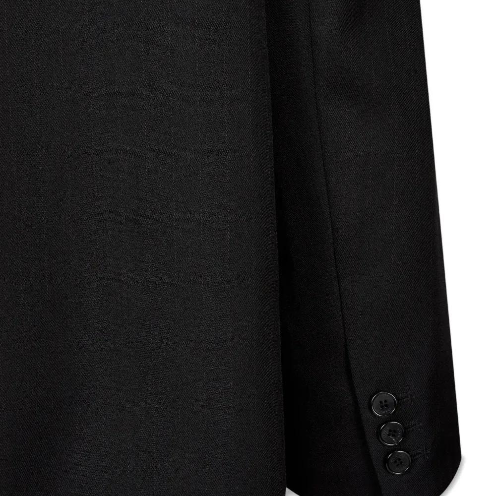 Полосатый однобортный пиджак