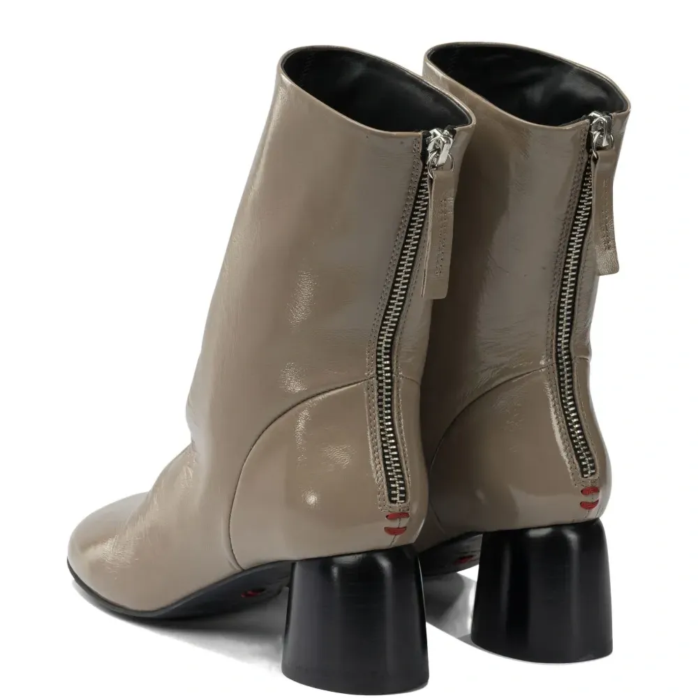 Ботинки Anna из лаковой кожи с каблуком 55 мм Ботинки Anna из лаковой кожи с каблуком 55 мм