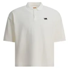 Поло с короткими рукавами и вышивкой