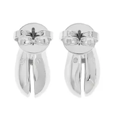 Мини-серьга-волна