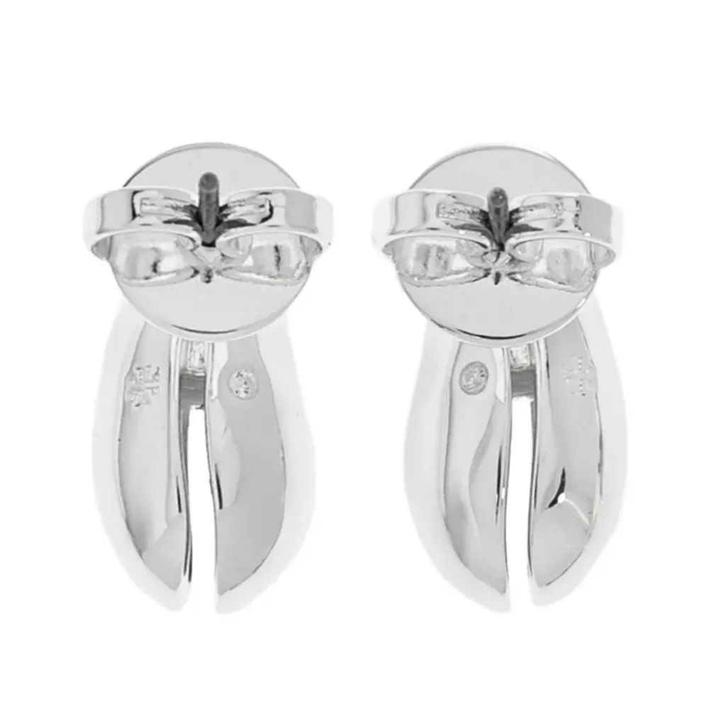 Мини-серьга-волна