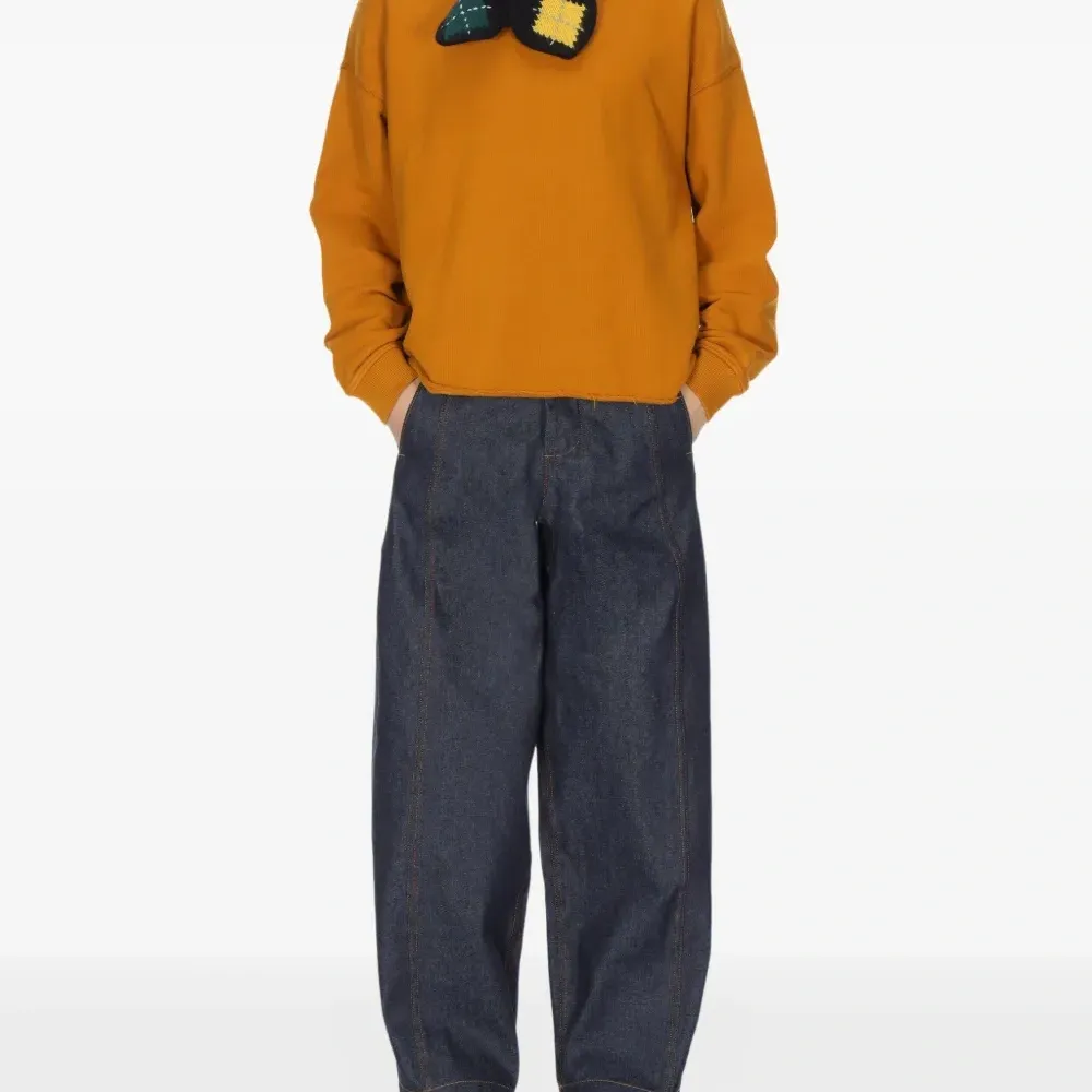 Толстовка с необработанными краями