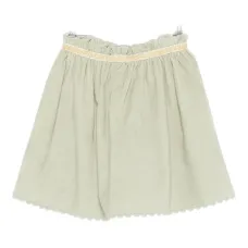 Юбка из вельвета с оборками