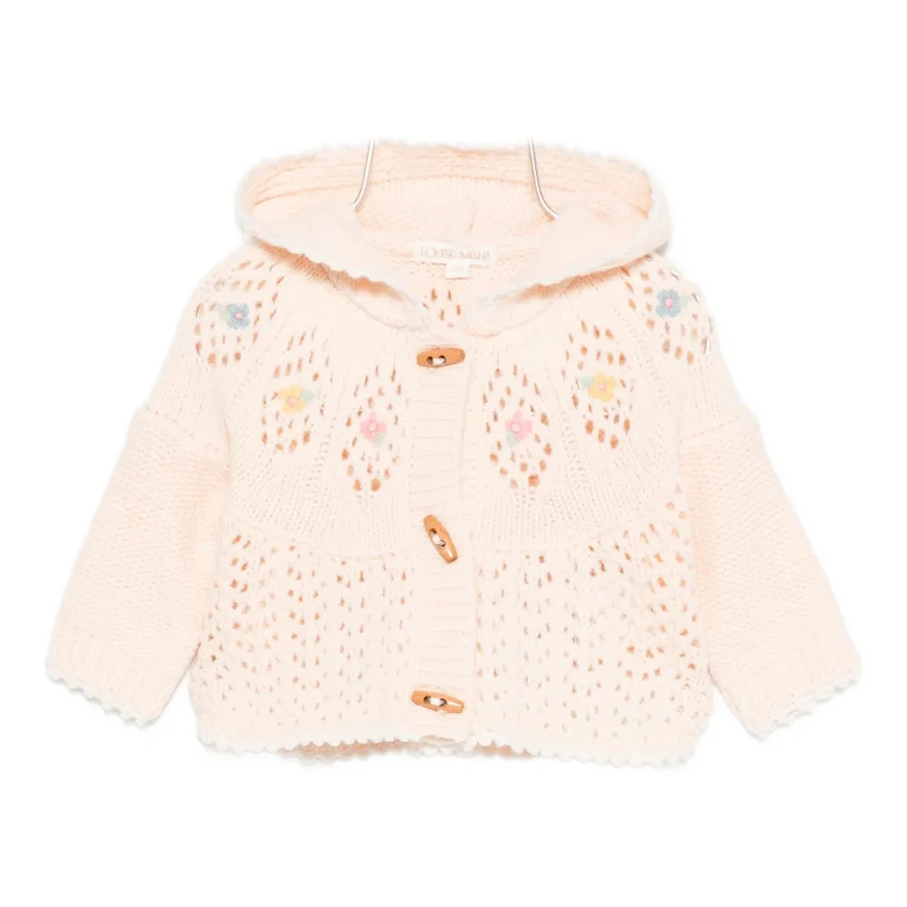 Кардиган с вышитым логотипом