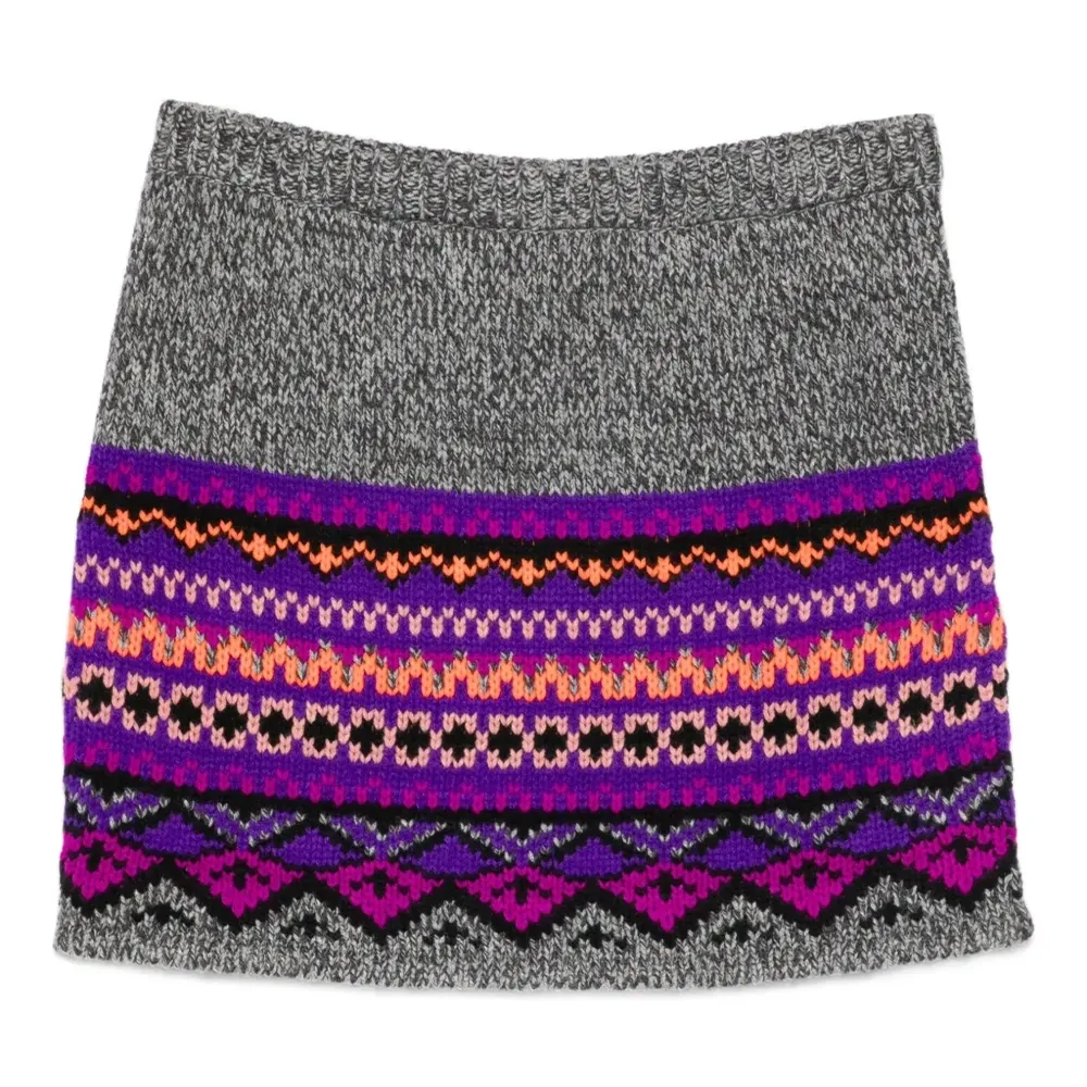 Юбка мини с геометричным узором