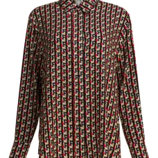 Рубашка с геометрическим узором