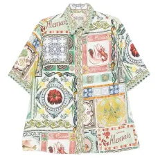 Рубашка с графичным принтом