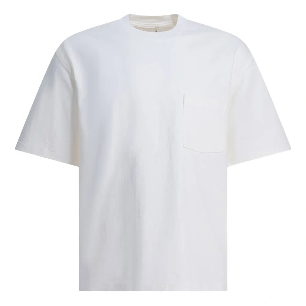 Хлопковая футболка с круглым вырезом