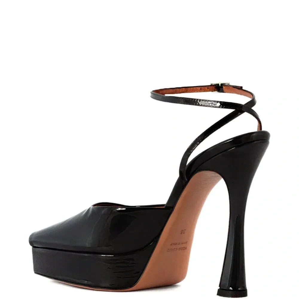 Кожаные туфли-лодочки Vicky на каблуке 120 мм