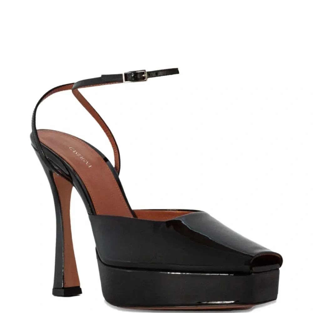 Кожаные туфли-лодочки Vicky на каблуке 120 мм