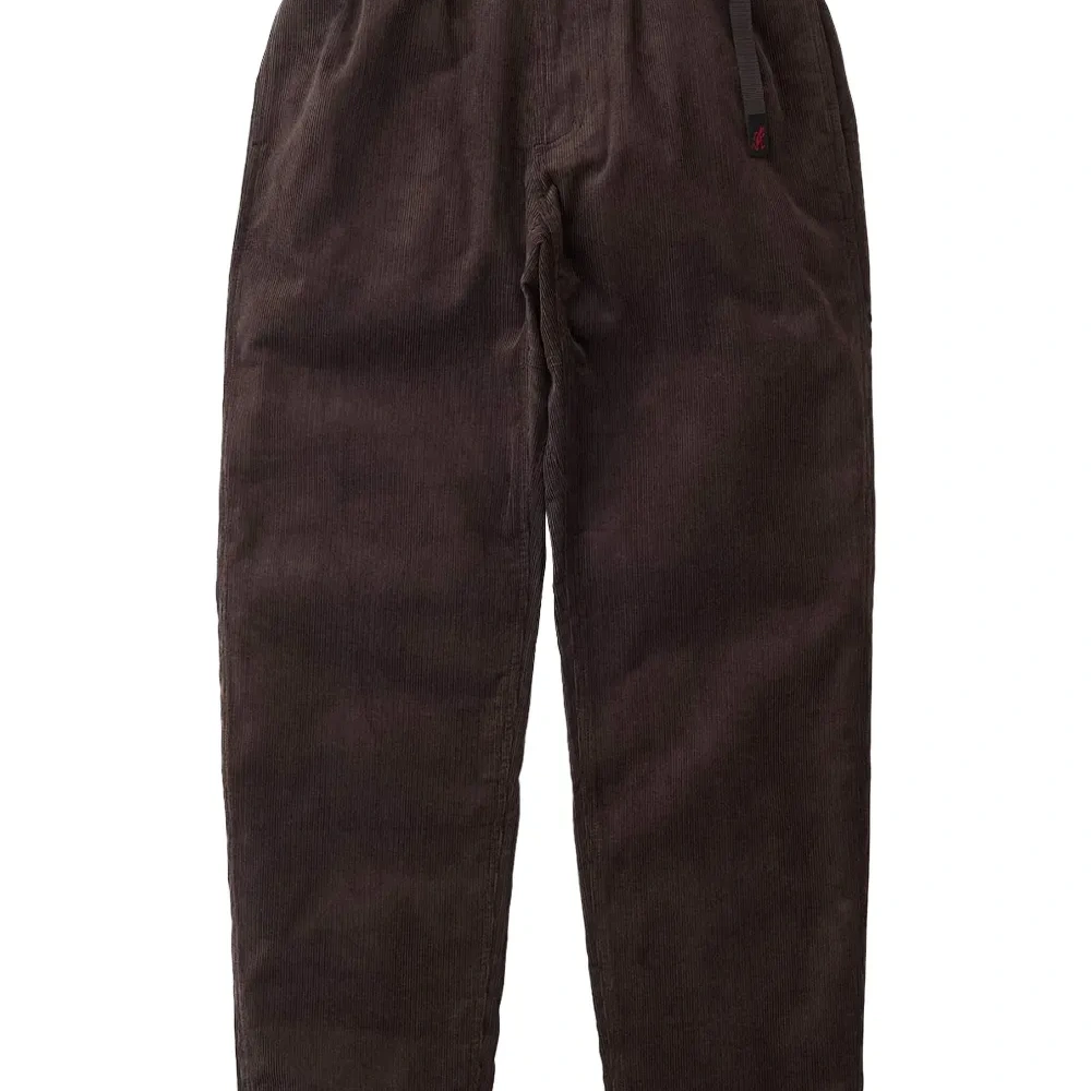 Брюки из материала с эффектом вельвета