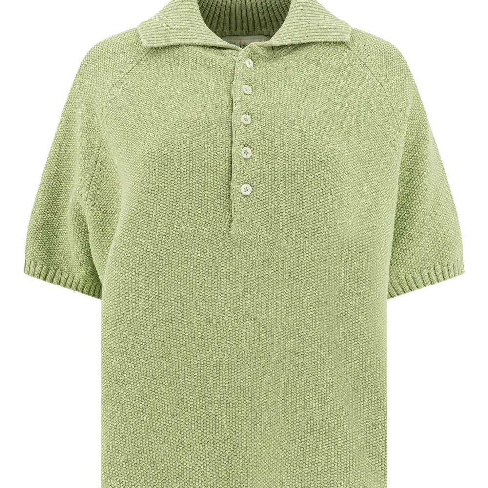 Рубашка поло в рубчик