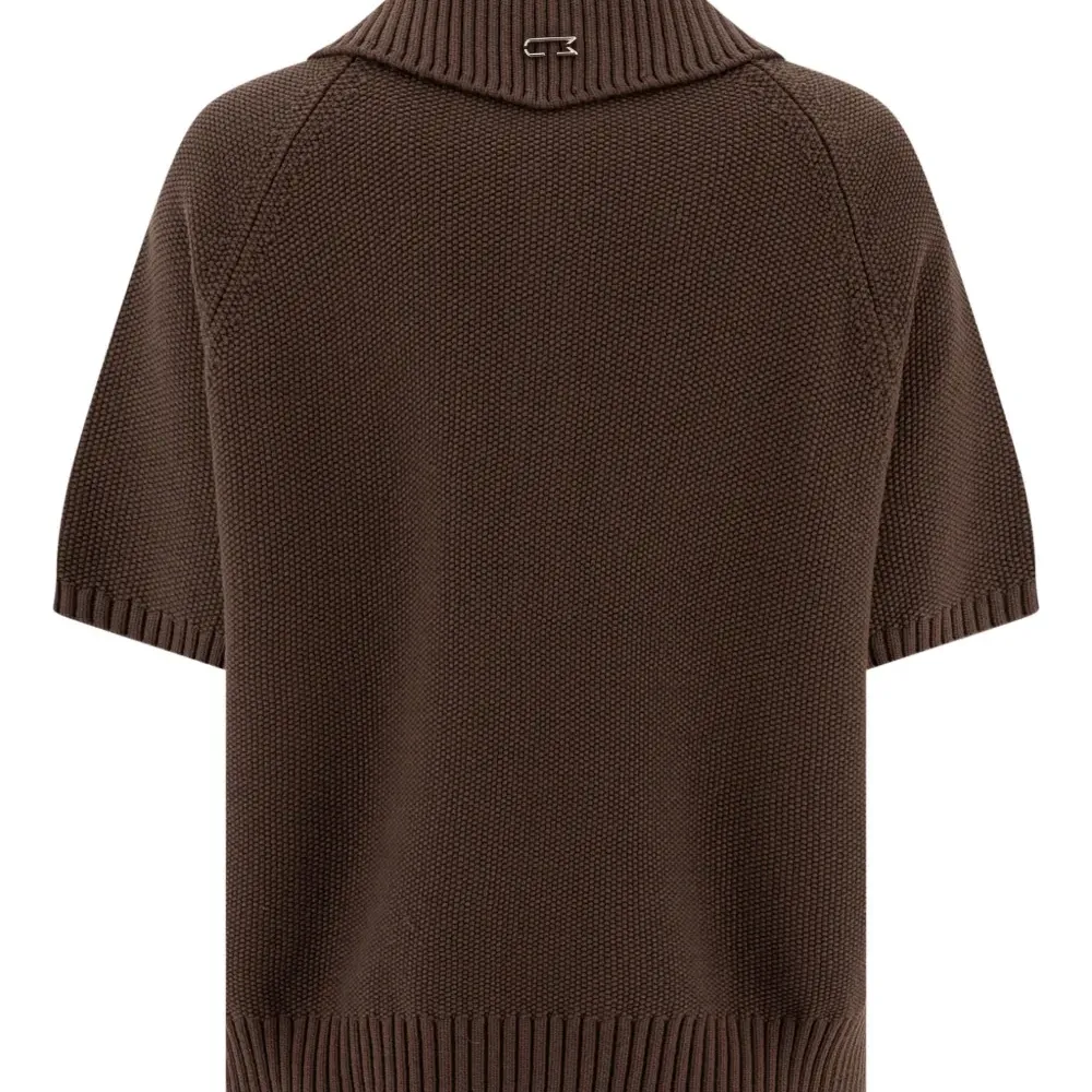 Рубашка поло с воротником в рубчик