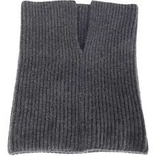 Шарф с ребристой горловиной