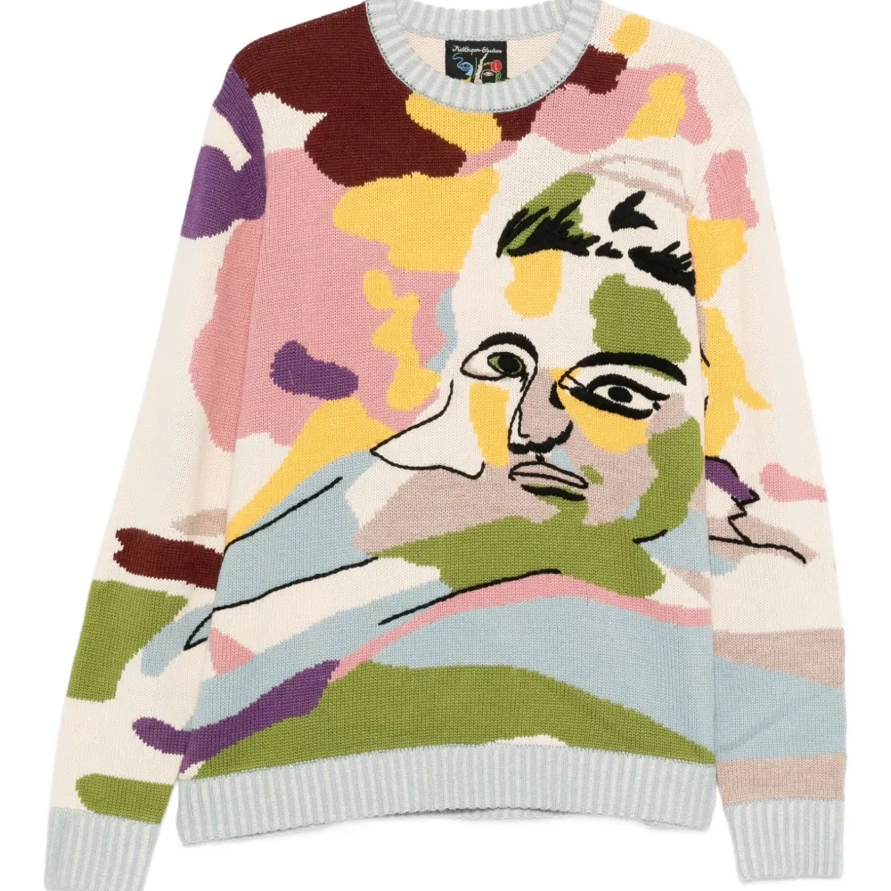 Свитер с интарсией