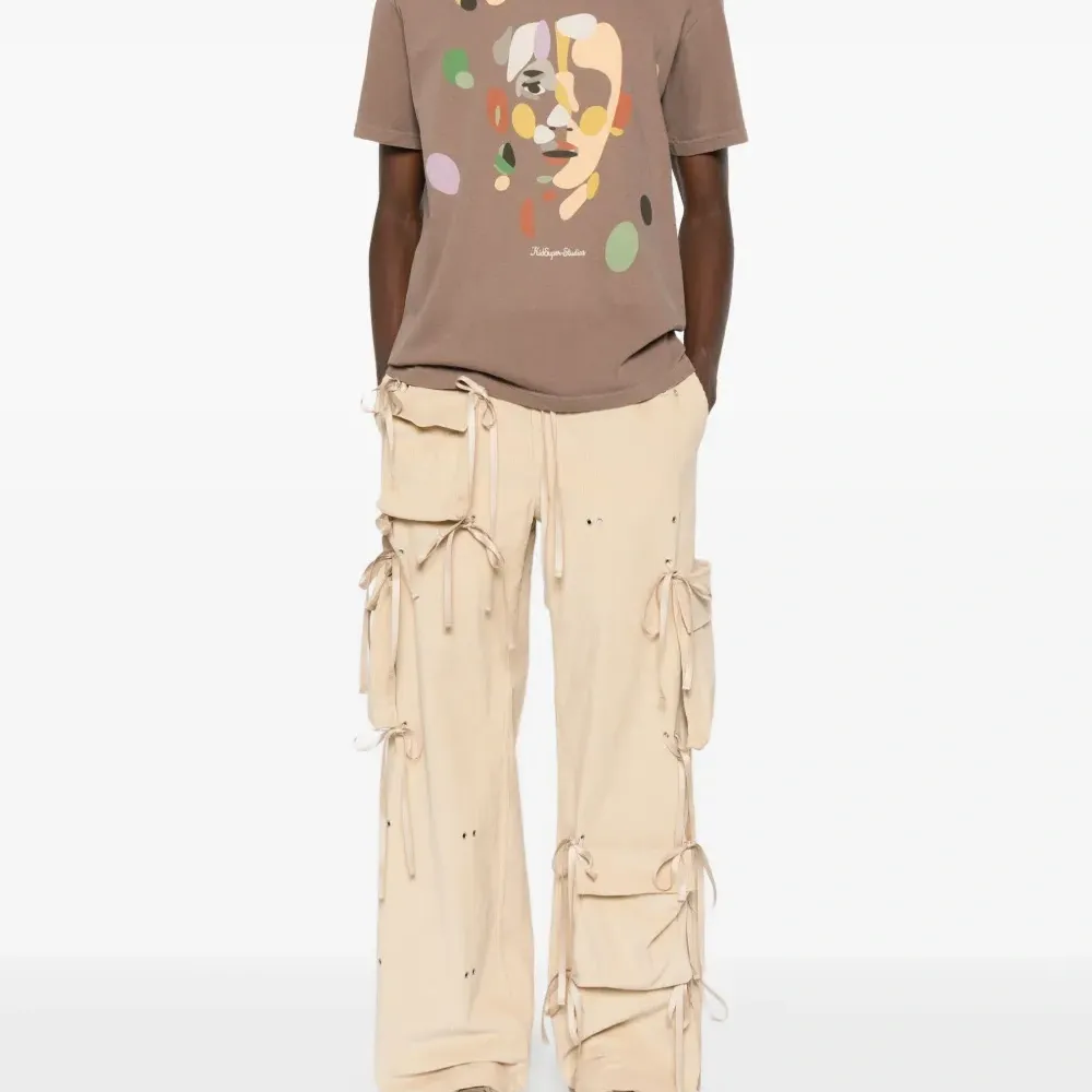 Футболка с принтом лица