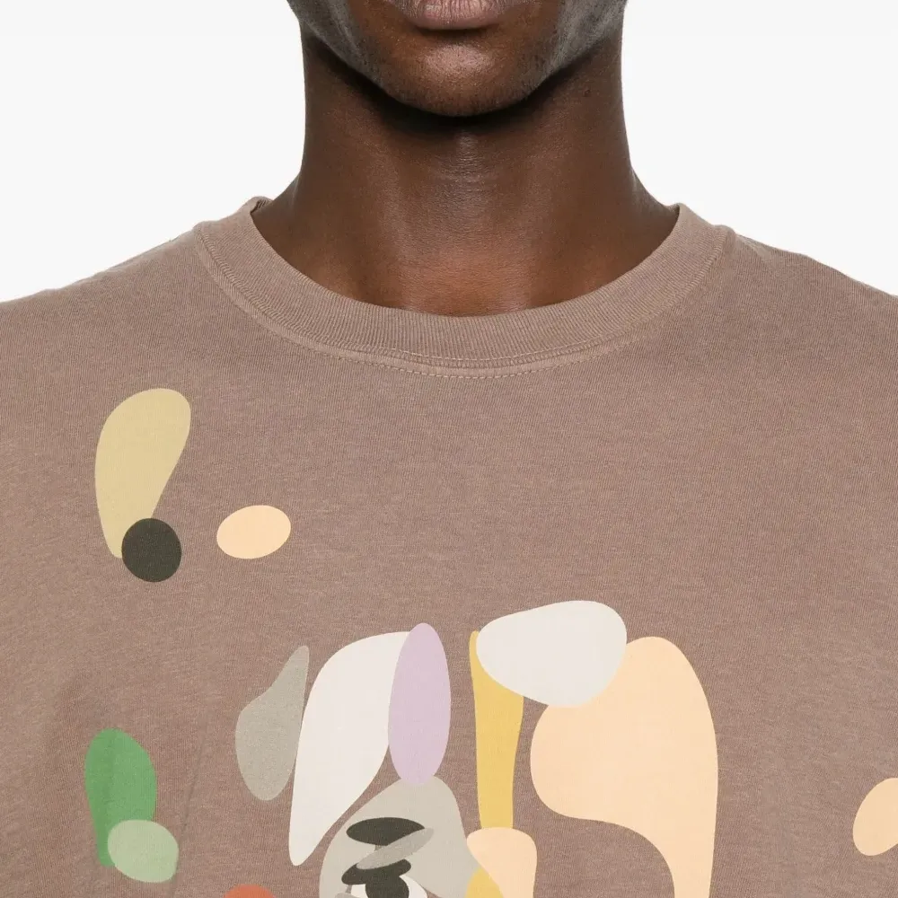 Футболка с принтом лица