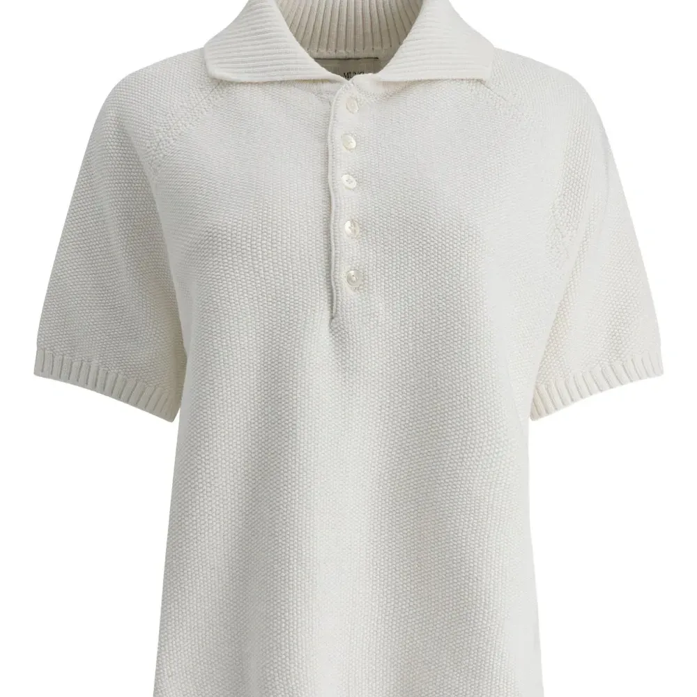 Рубашка поло в рубчик