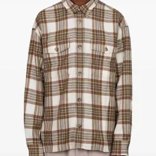 Клетчатая рубашка с монограммой Ami De Coeur