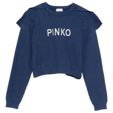 Свитер с вышитым логотипом