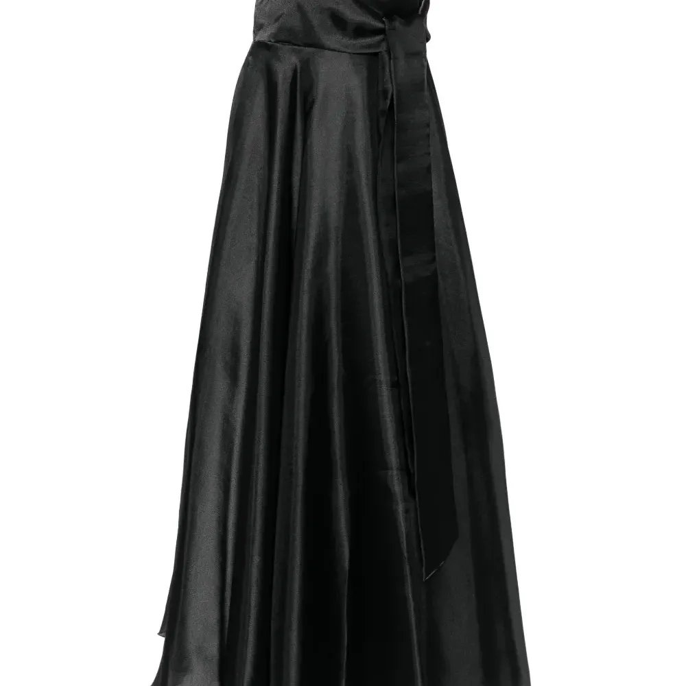 Макси-юбка с завышенной талией